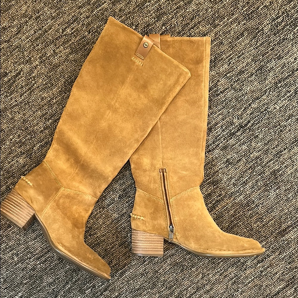 UGG Tan Suede Knee-High Boots